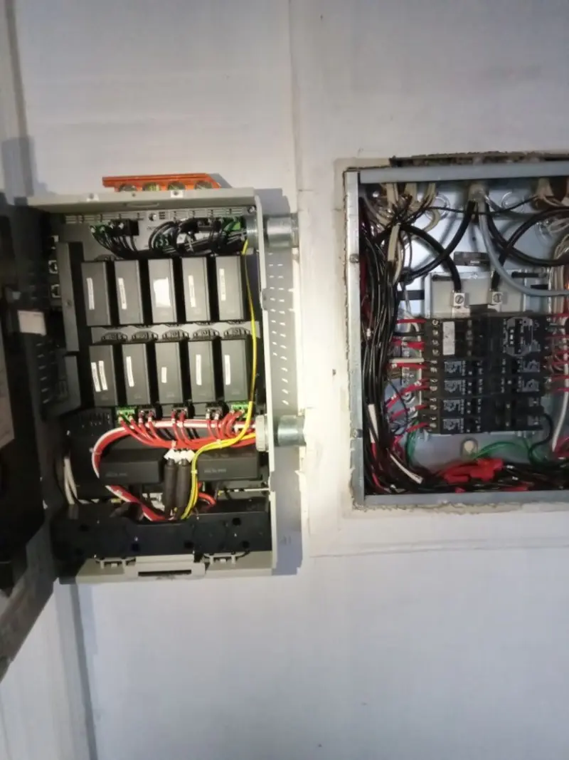 Electrical panel upgrade completed for Indoor Lighting Installation in Whitemarsh